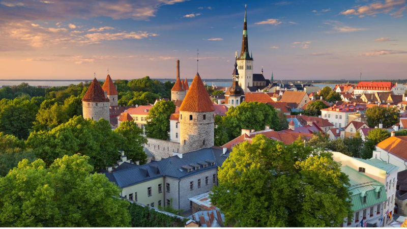 La ciudad de Tallin es uno de los destinos turísticos más tranquilos La ciudad de Tallin es uno de los destinos turísticos más tranquilos