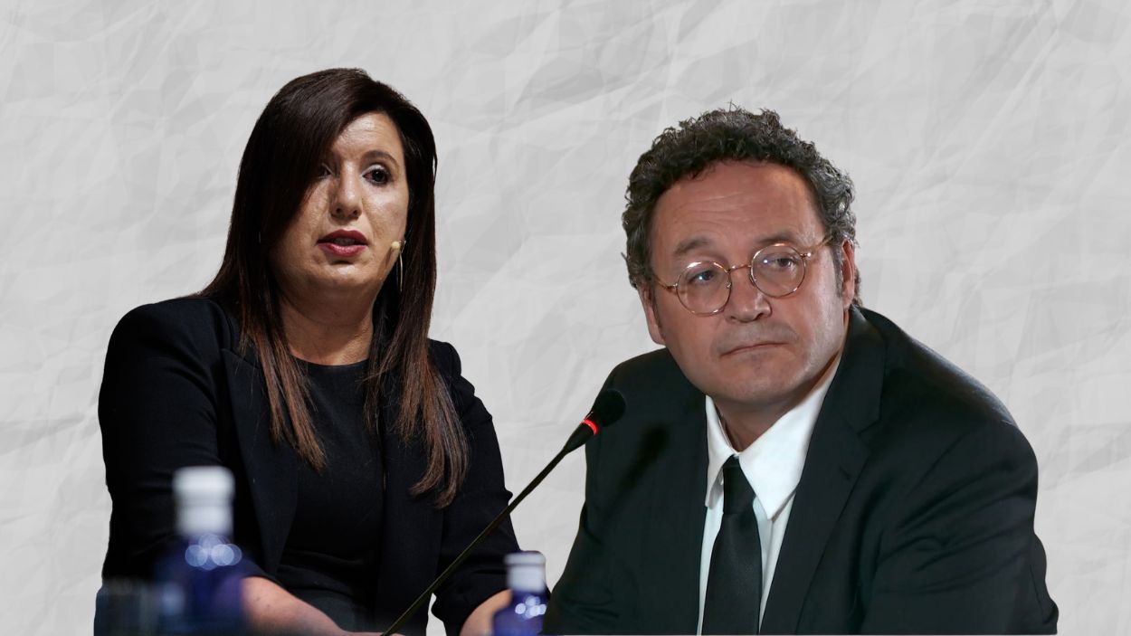 La abogada Guadalupe Sánchez y el ex fiscal general del Estado Álvaro García Ortiz. EP.
