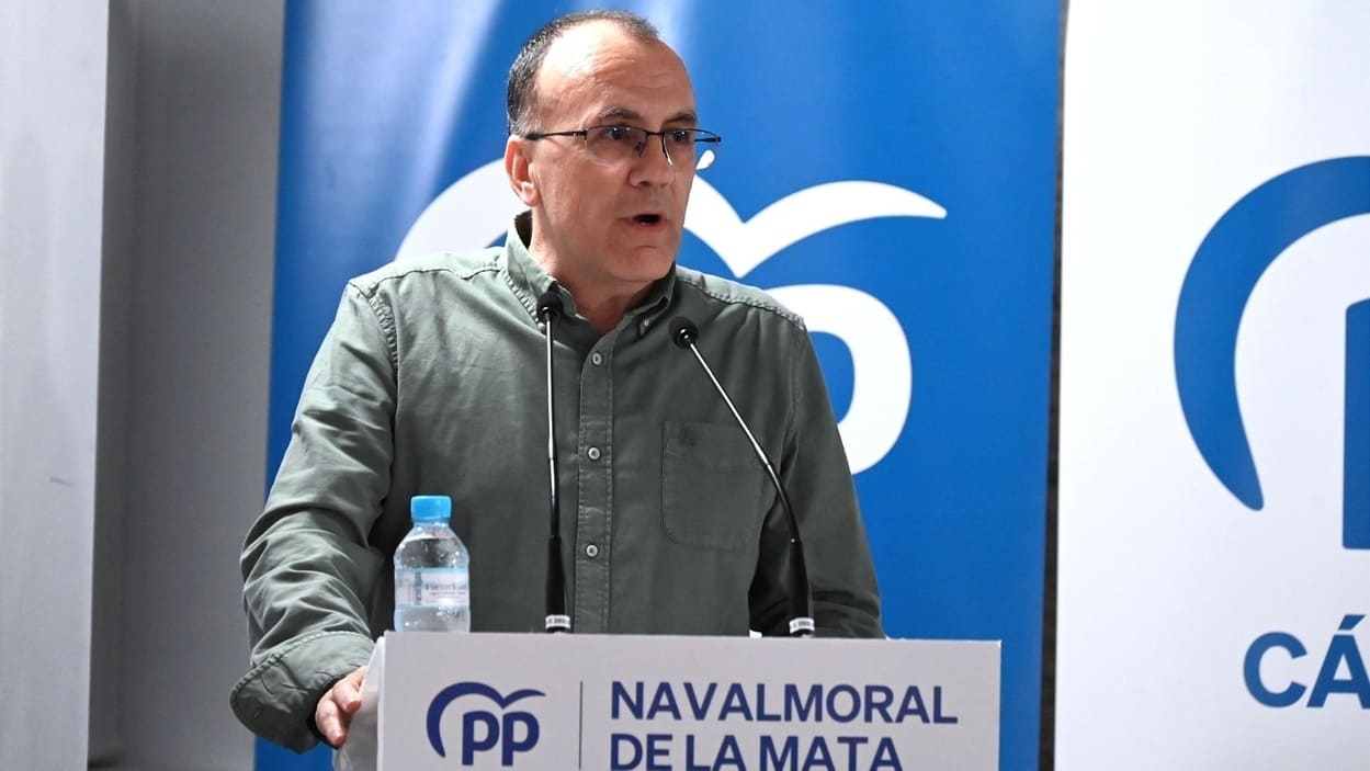El alcalde de Navalmoral de la Mata, Enrique Hueso. EP. 