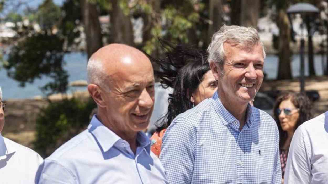 Gonzalo Durán junto a Alfonso Rueda. Redes