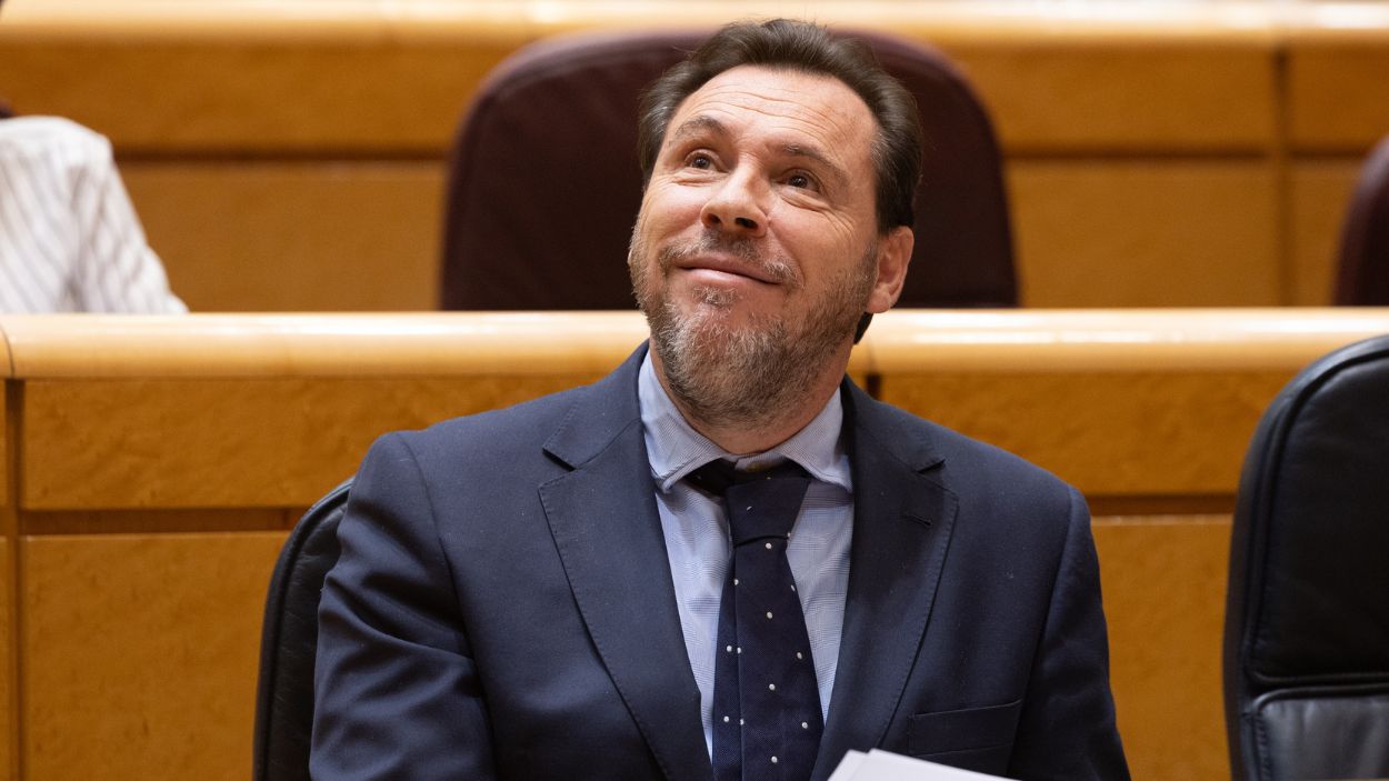 Óscar Puente en el Senado. EP