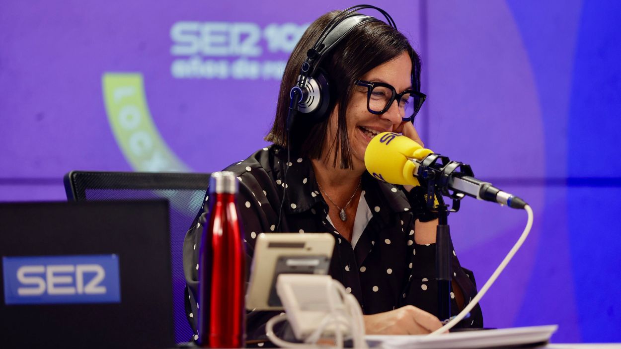 Àngels Barceló en la Cadena SER. Cadena SER.