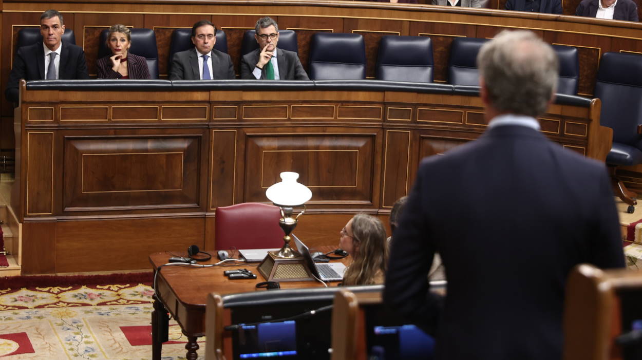 Choque entre Sánchez y Feijóo a cuenta del feminismo. EP.