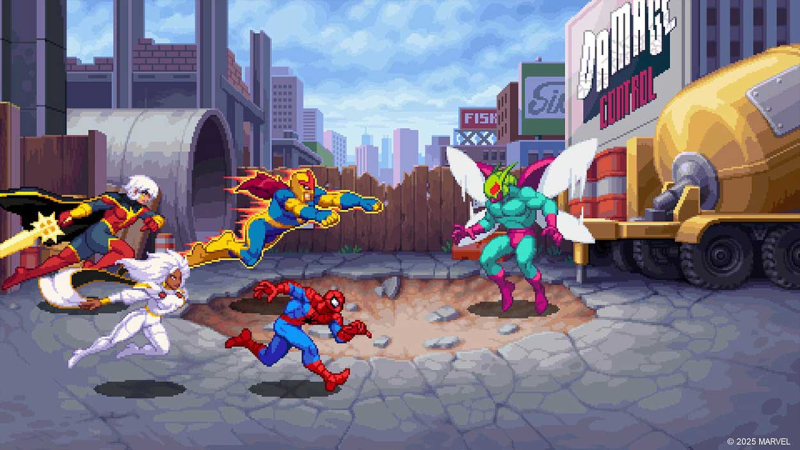 Personajes del juego Marvel Cosmic Invasion