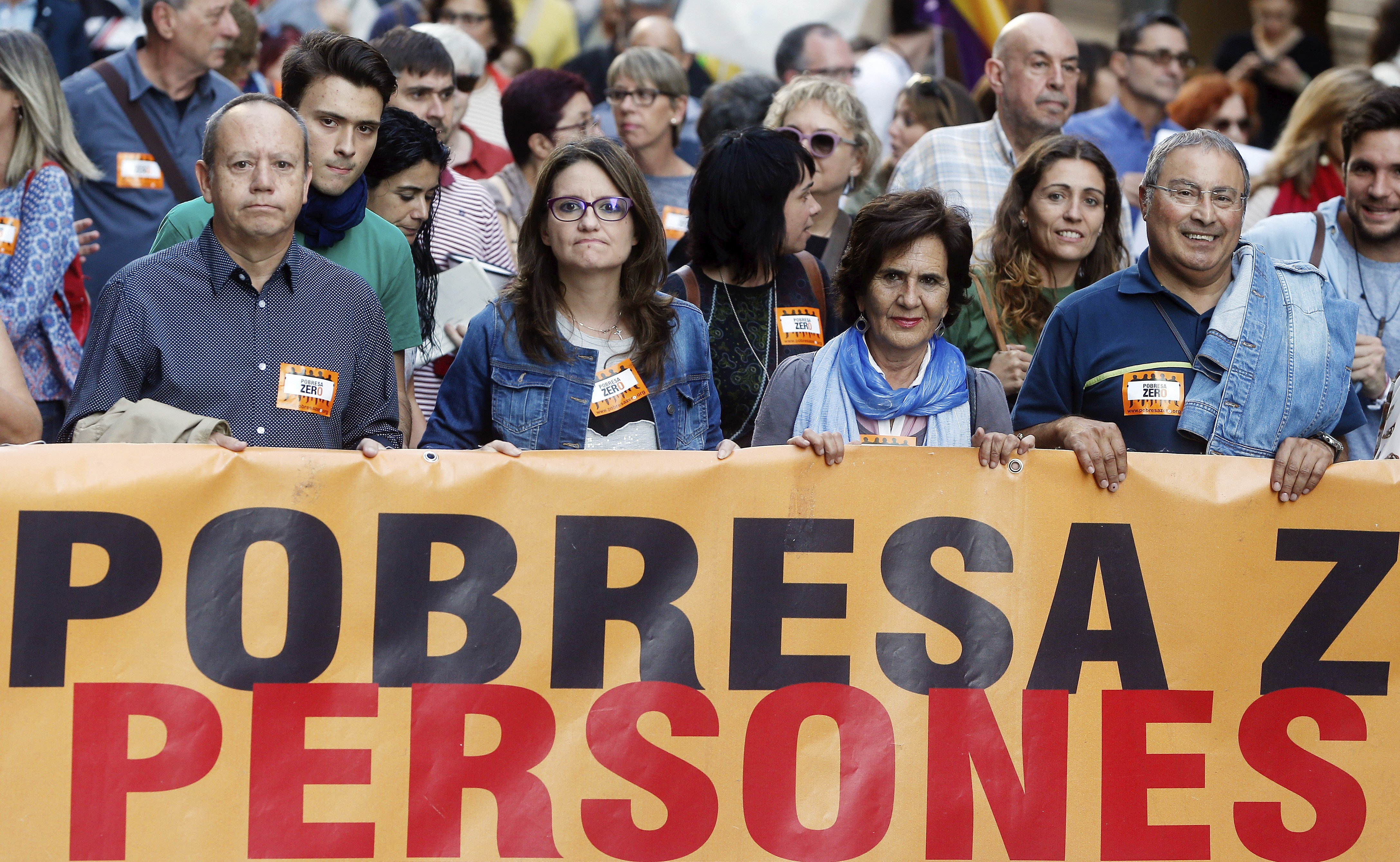 Manifestación contra la pobreza