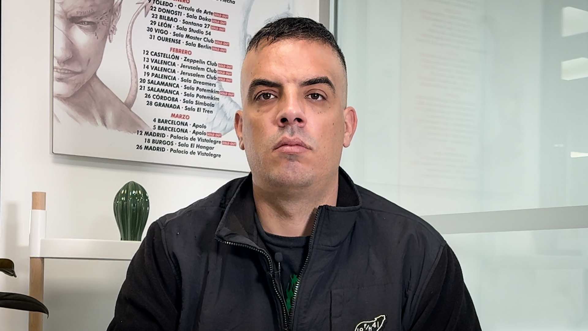 El rapero malagueño Foyone en una entrevista a ElPlural.com