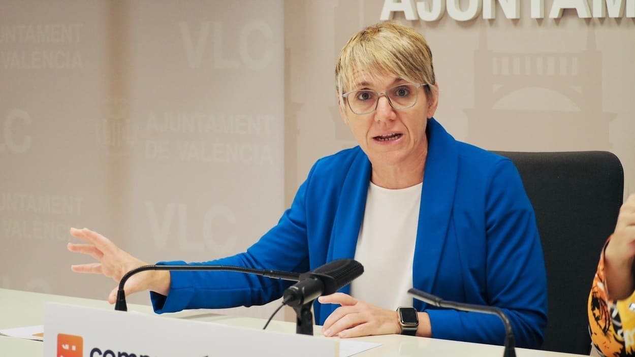 La portavoz de Compromís en el Ayuntamiento de València, Papi Robles. EP.