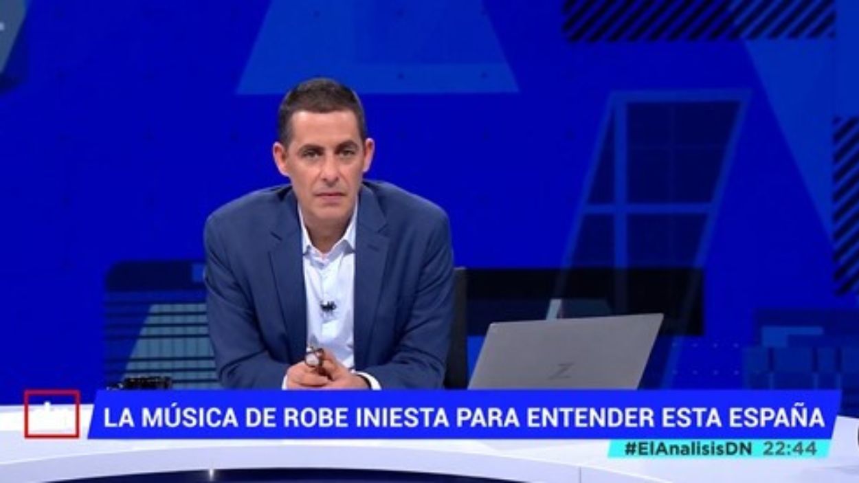 Antonio Naranjo en 'El Análisis Diario de la Noche'. Telemadrid