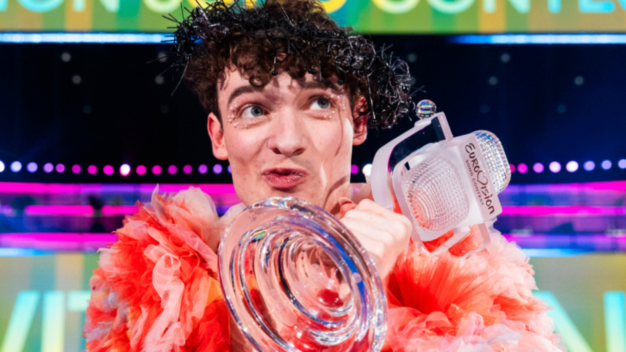 Nemo, ganadore de Eurovisión 2024 por Suiza (Corinne Cumming / UER / EUROVISION.TV)