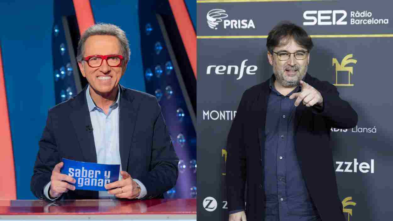 El Periodista Jordi Hurtado y el presentador Jordi Évole