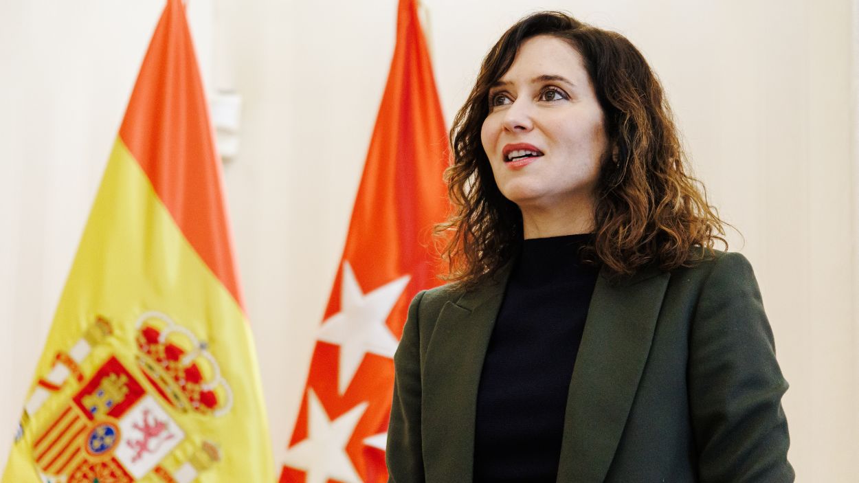 Ayuso en la Real Casa de Correos. EP