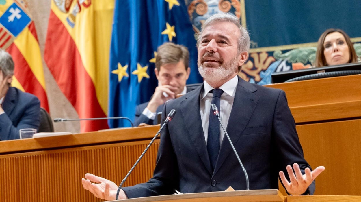 Azcón lleva a Aragón a elecciones el próximo 8 de febrero, adelantado a Mañueco en Castilla y León. EP.