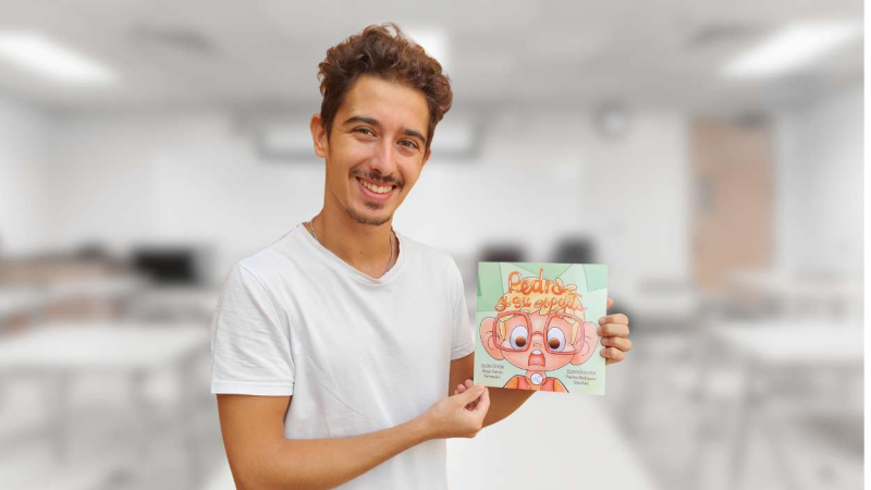 Diego García Fernández es autor de 'Pedro y su espejito' Diego García Fernández es autor de 'Pedro y su espejito'