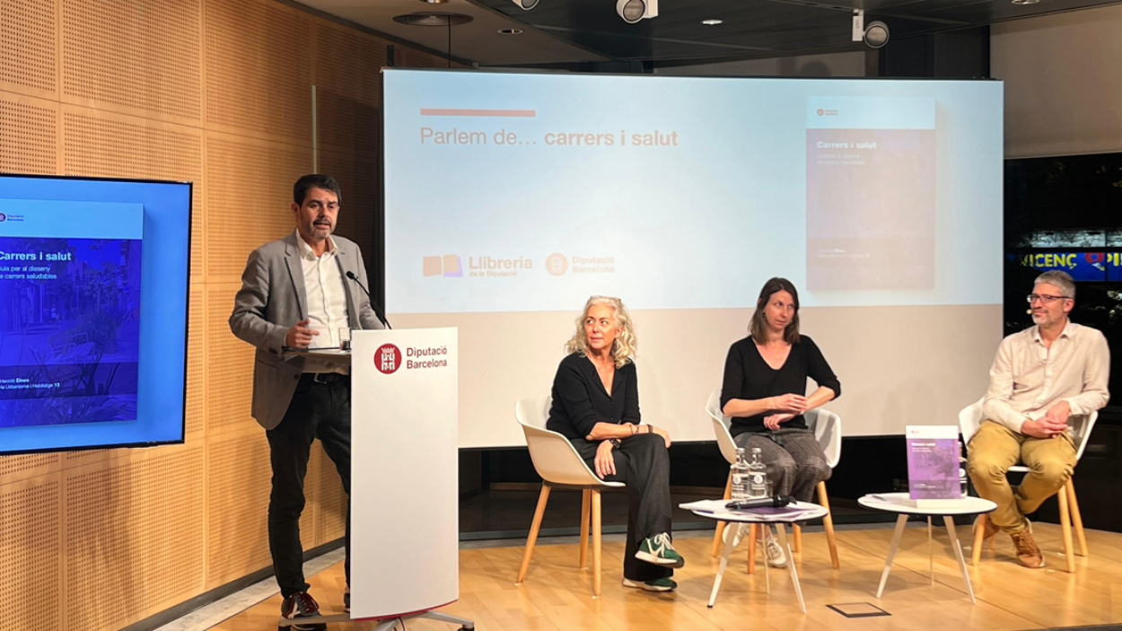 La Diputación de Barcelona presenta la guía 'Calles y salud. Guía para el diseño de calles saludables'. Diputación de Barcelona