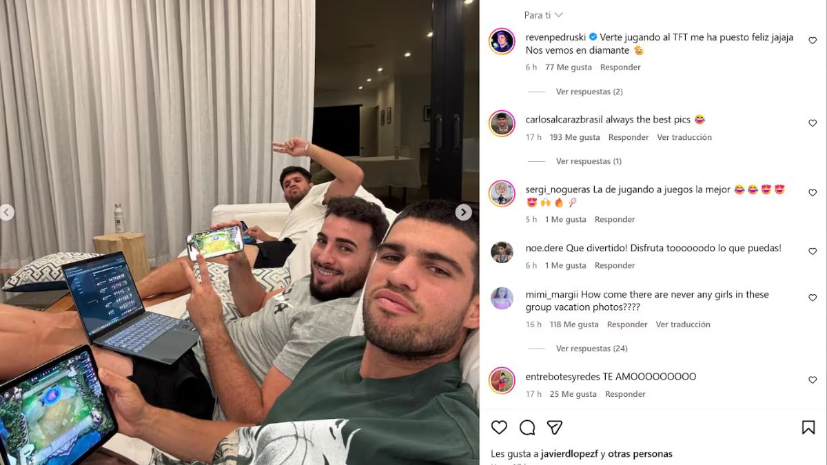 Publicacion en la que muestra|@carlitosalcarazz