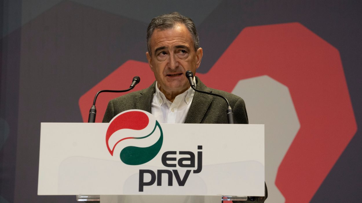 El presidente del PNV, Aitor Esteban. EP.