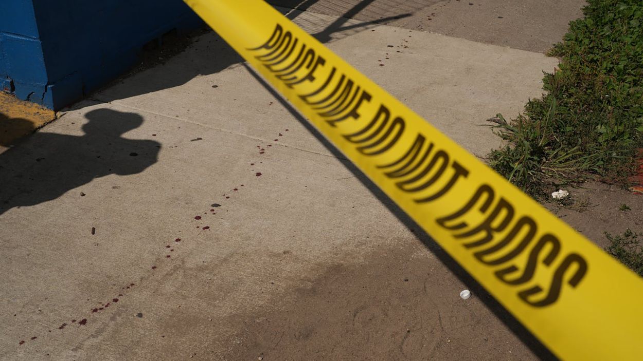 Imagen de archivo de un cordón policial tras un tiroteo en Minneapolis. EP.