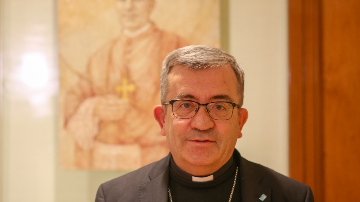 El arzobispo de Valladolid y presidente de la Conferencia Episcopal Española, Luis Argüello García. EP