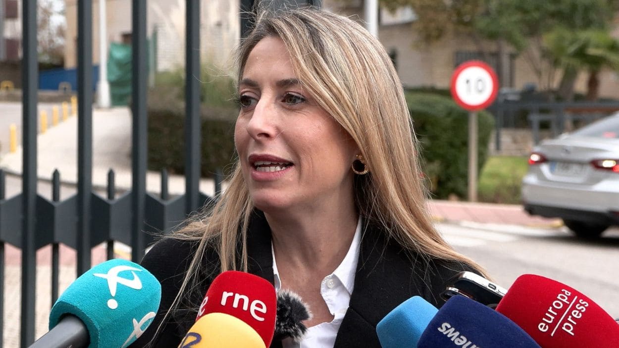 La presidenta de la Junta de Extremadura y candidata del PP a las elecciones autonómicas, María Guardiola. EP.