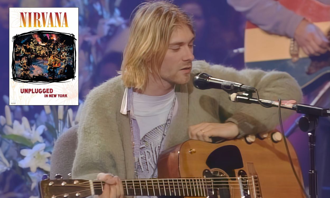 Kurt Cobain durante el MTV Unplugged in New York