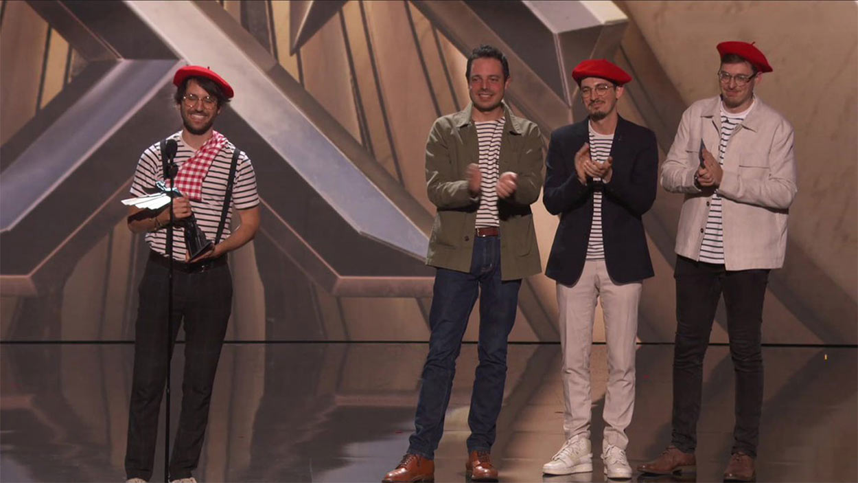 El equipo de Sandfall Interactive, creador de Clair Obscur Expedition 33, en The Game Awards 2025