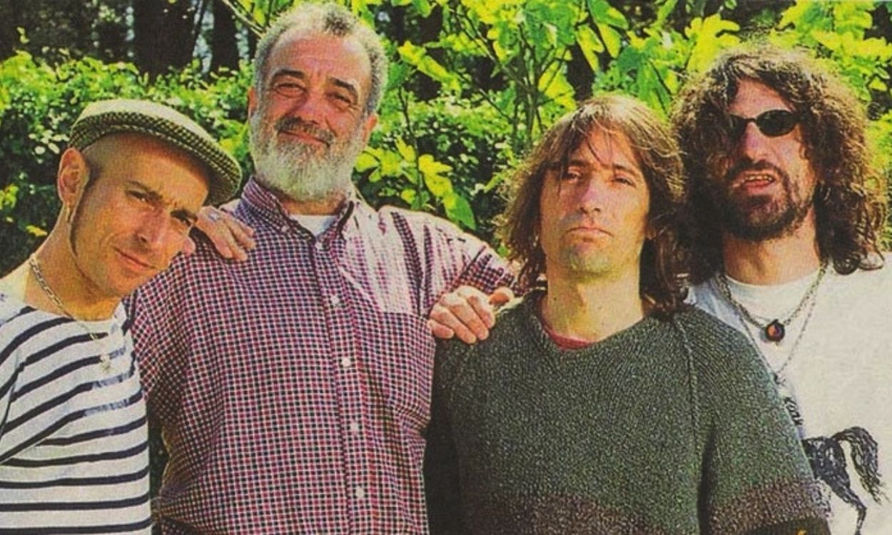 FIto Cabrales, Manolo Chinato, Robe Iniesta e Iñaki Uoho Antón.