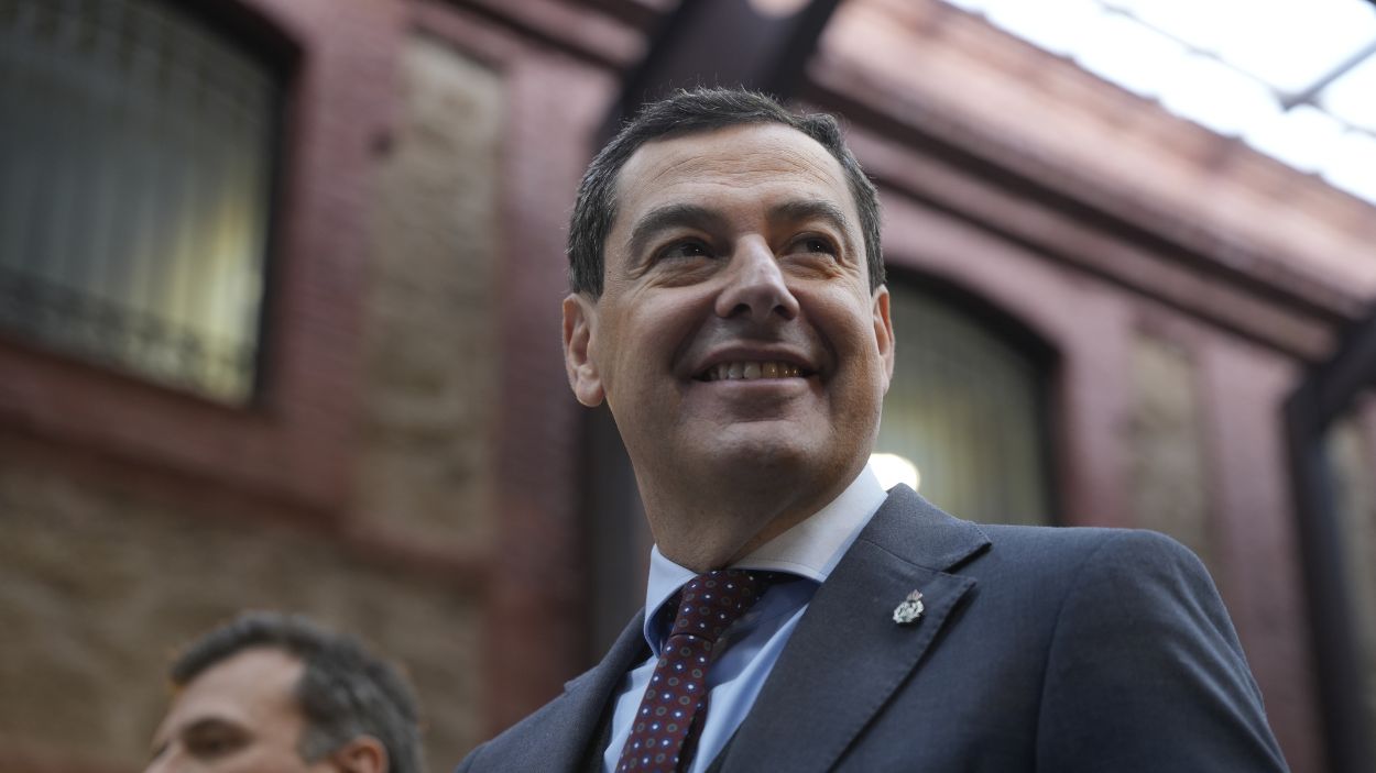 El presidente de la Junta de Andalucía, el popular Juanma Moreno Bonilla. EP.