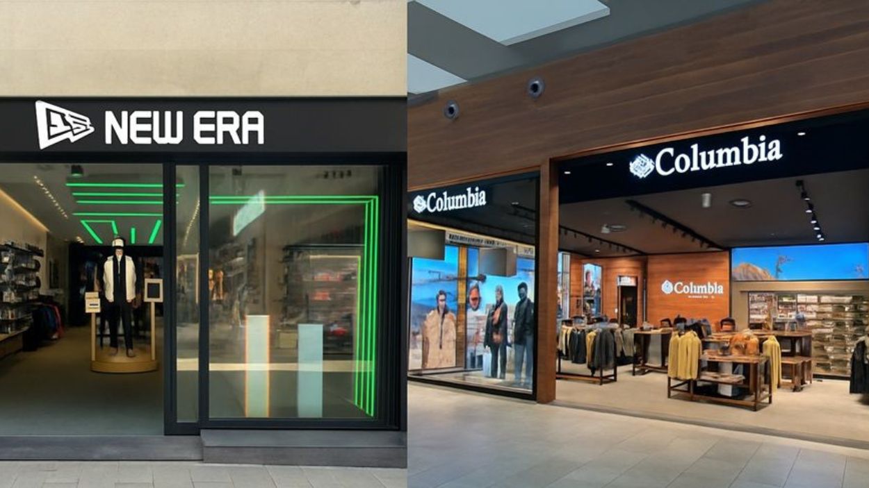 Establecimientos comerciales de New Era y Columbia. EP.