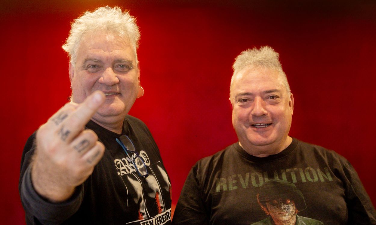 El grupo musical, Reincidentes, posan para Europa Press, a 28 de febrero de 2025, en Madrid (España).  EP