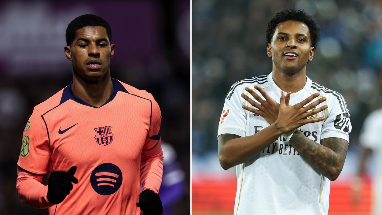 Mientras Marcus Rashford gana 14 millones de euros en el FC Barcelona, esto es lo que cobra Rodrygo Goes en el Real Madrid. EP