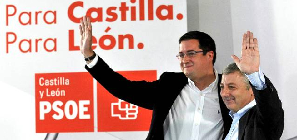 Óscar López y José Blanco en una imagen de 2011 Óscar López y José Blanco en una imagen de 2011