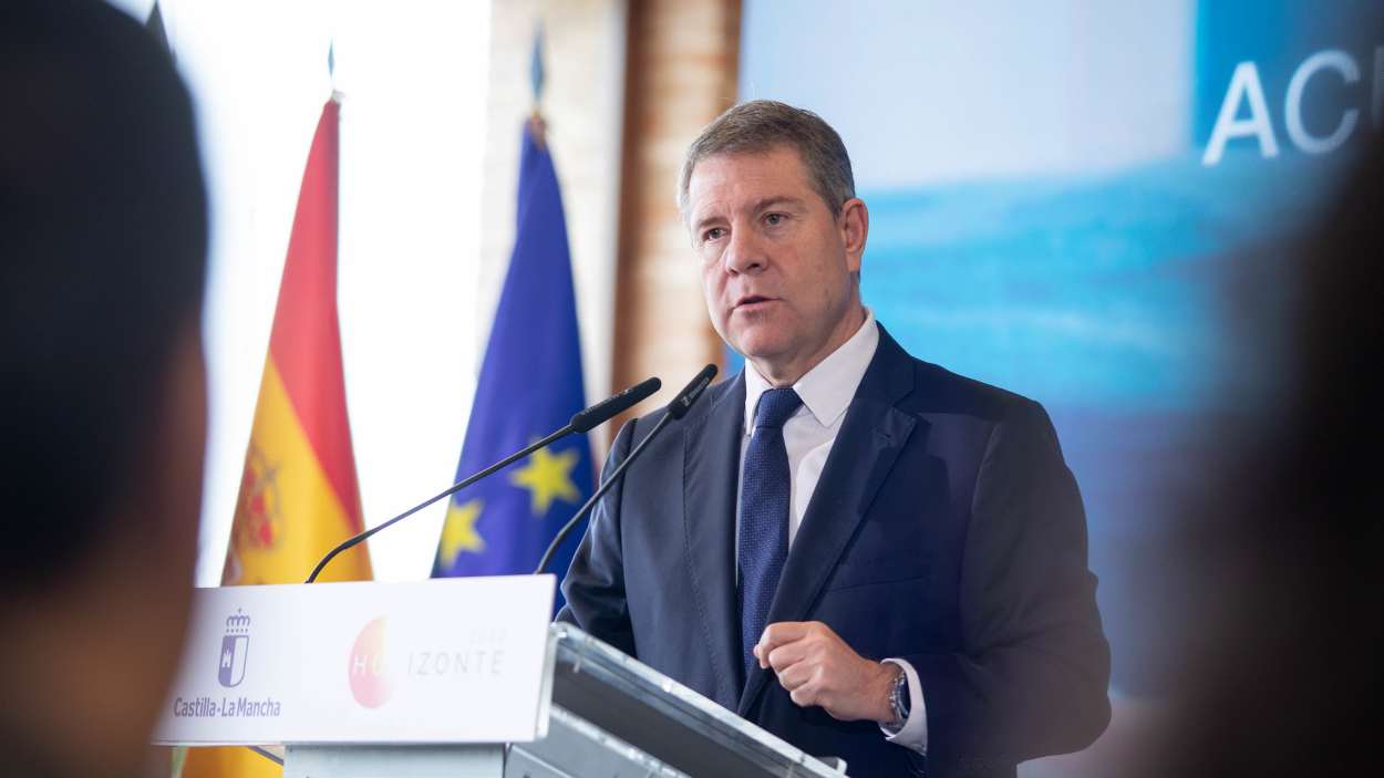 El presidente de Castilla-La Mancha, Emiliano García-Page. JCCM.