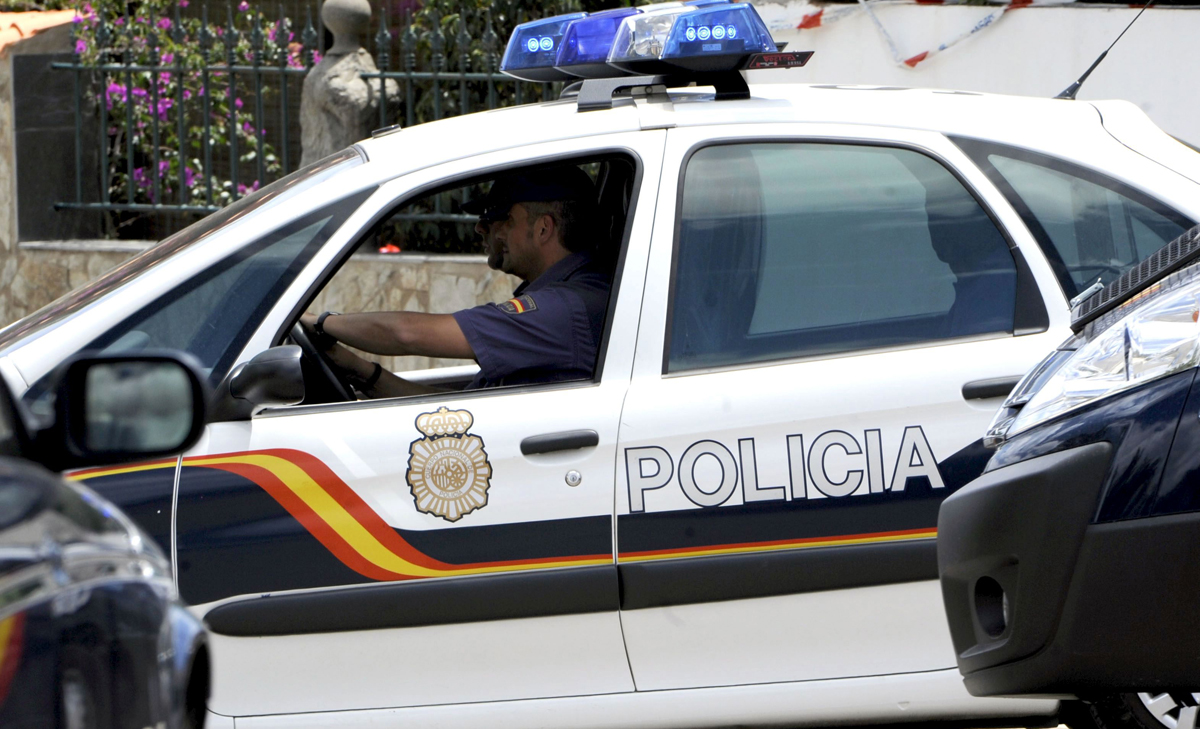 Un vehículo de la Policía Nacional