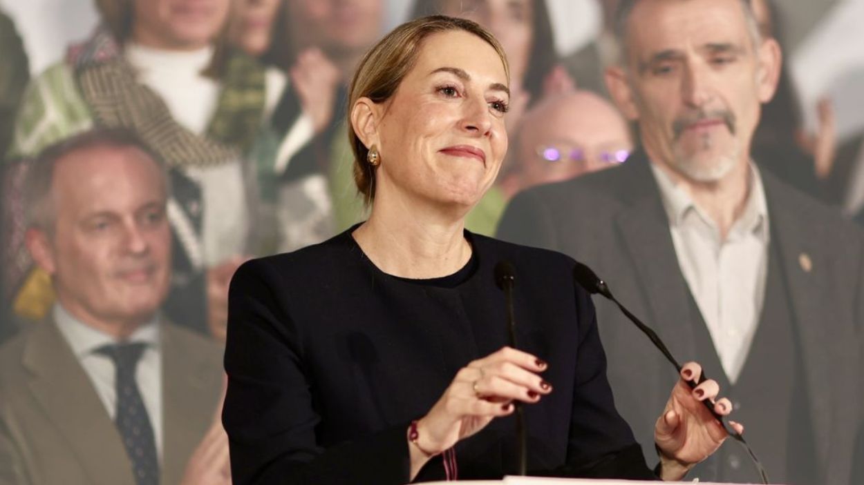 La presidenta de la Junta de Extremadura, María Guardiola. EP.