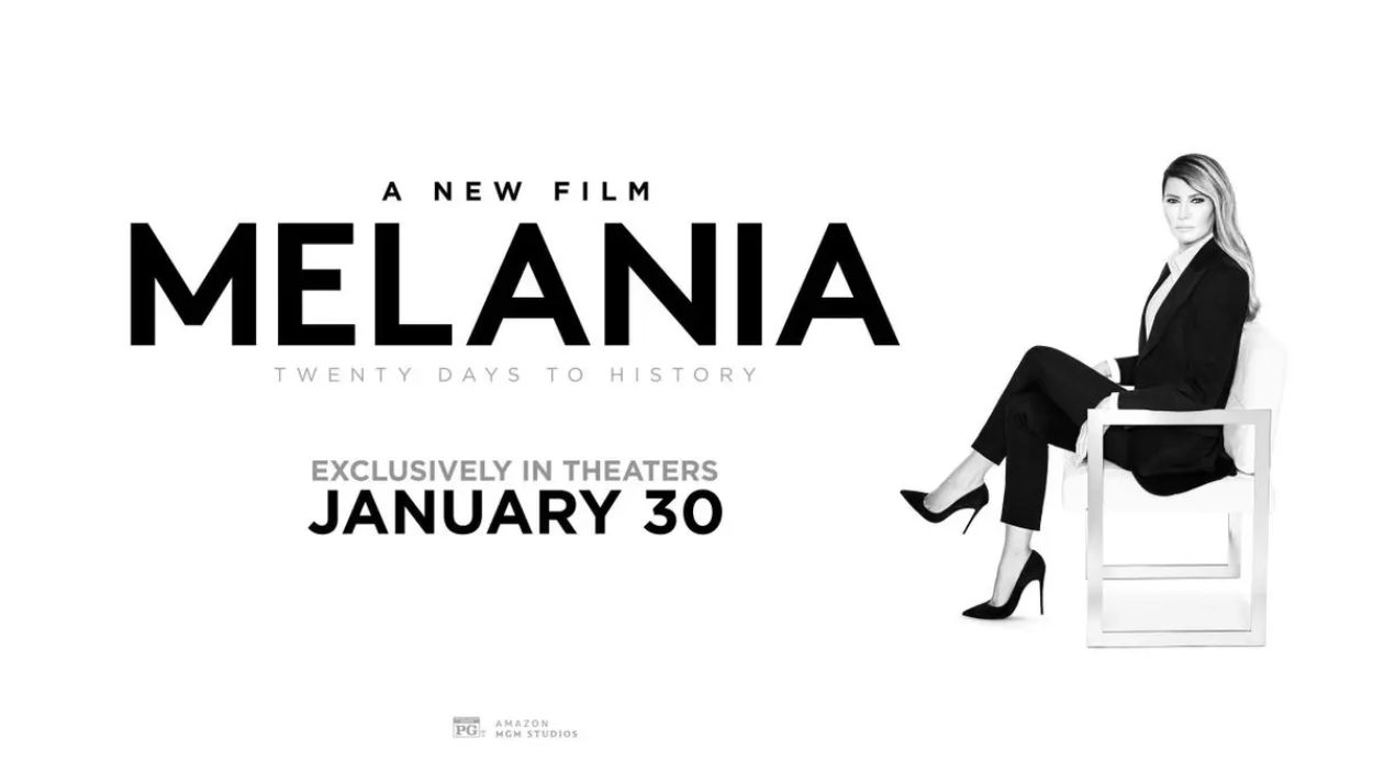 Imagen promocional del documental de Melania Trump. Redes sociales.