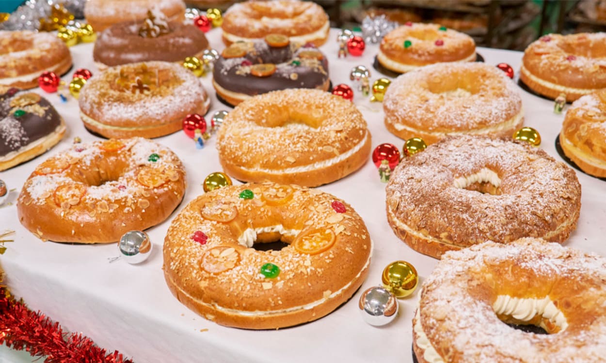 Variedad de roscones en El Corte Inglés