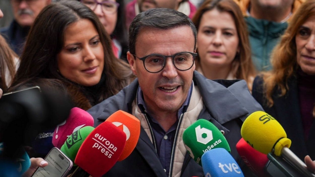 El candidato del PSOE a la Presidencia de la Junta de Extremadura, Miguel Ángel Gallardo. EP.