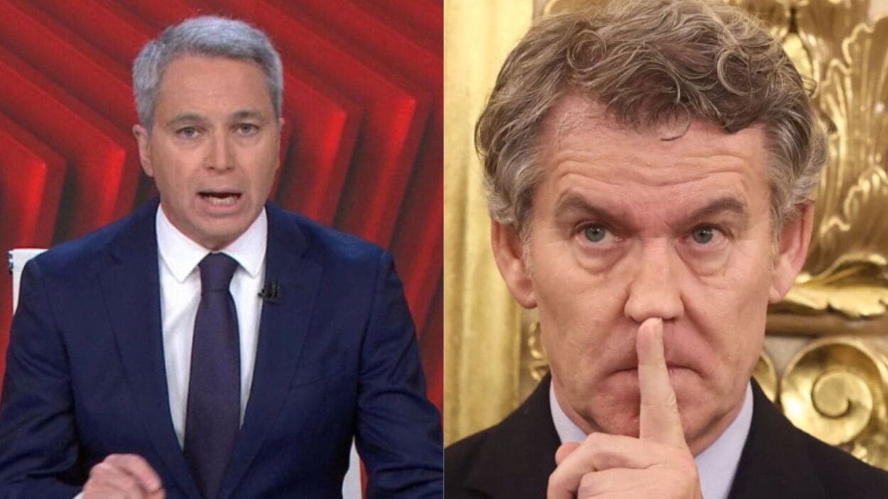 Vicente Vallés y Alberto Núñez Feijóo. Elaboración propia.