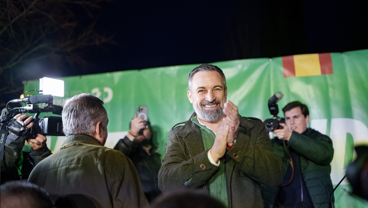 El presidente de Vox, Santiago Abascal. EP