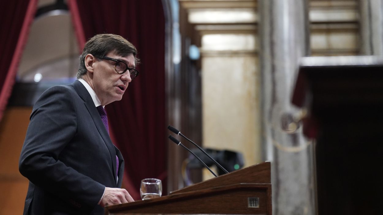 El president de la Generalitat, Salvador Illa. EP.