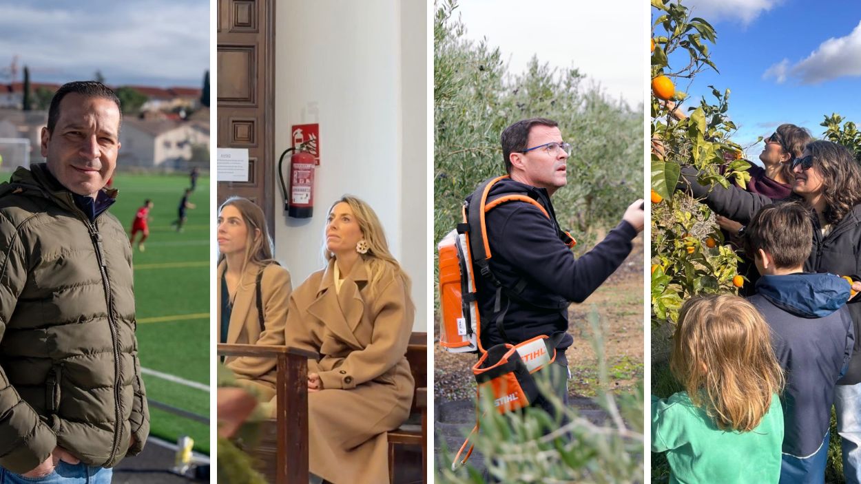 Óscar Fernández, María Guardiola, Miguel Ángel Gallardo e Irene de Miguel. EP.