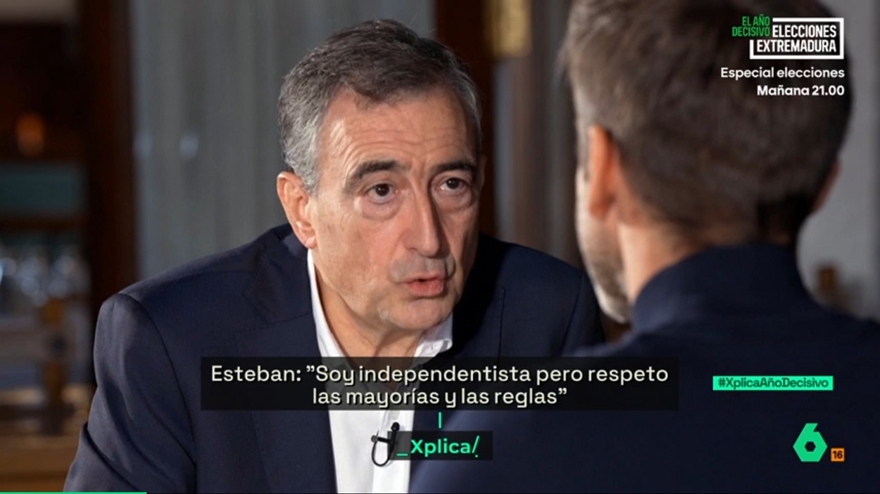 El presidente del PNV, Aitor Esteban. laSexta