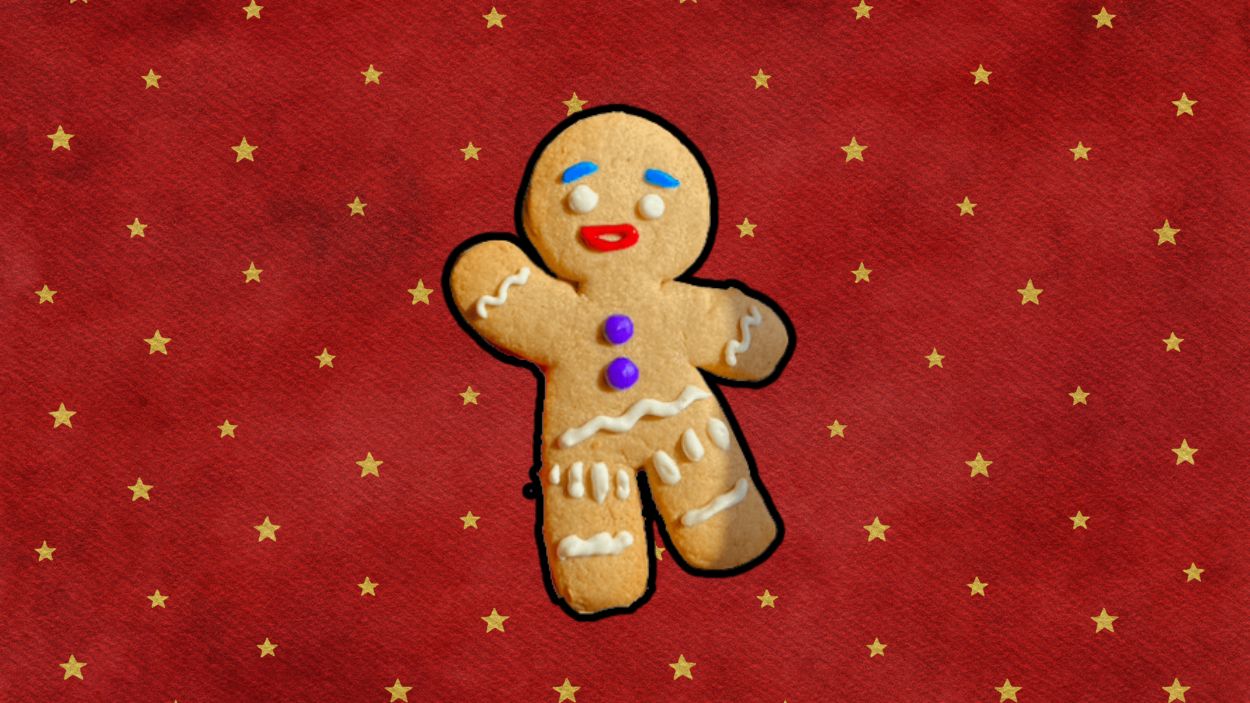 Galletas de jengibre de Navidad generada por inteligencia artificial