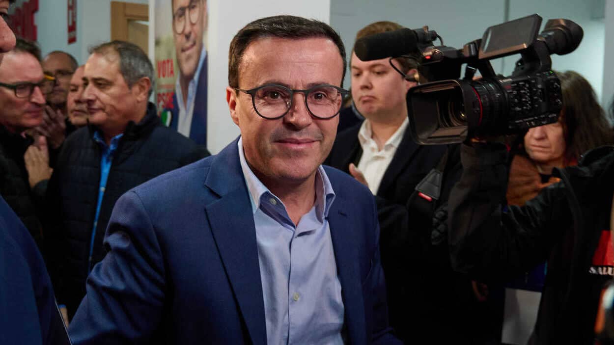 El candidato a la presidencia de Extremadura por el PSOE, Miguel Ángel Gallardo. EP.