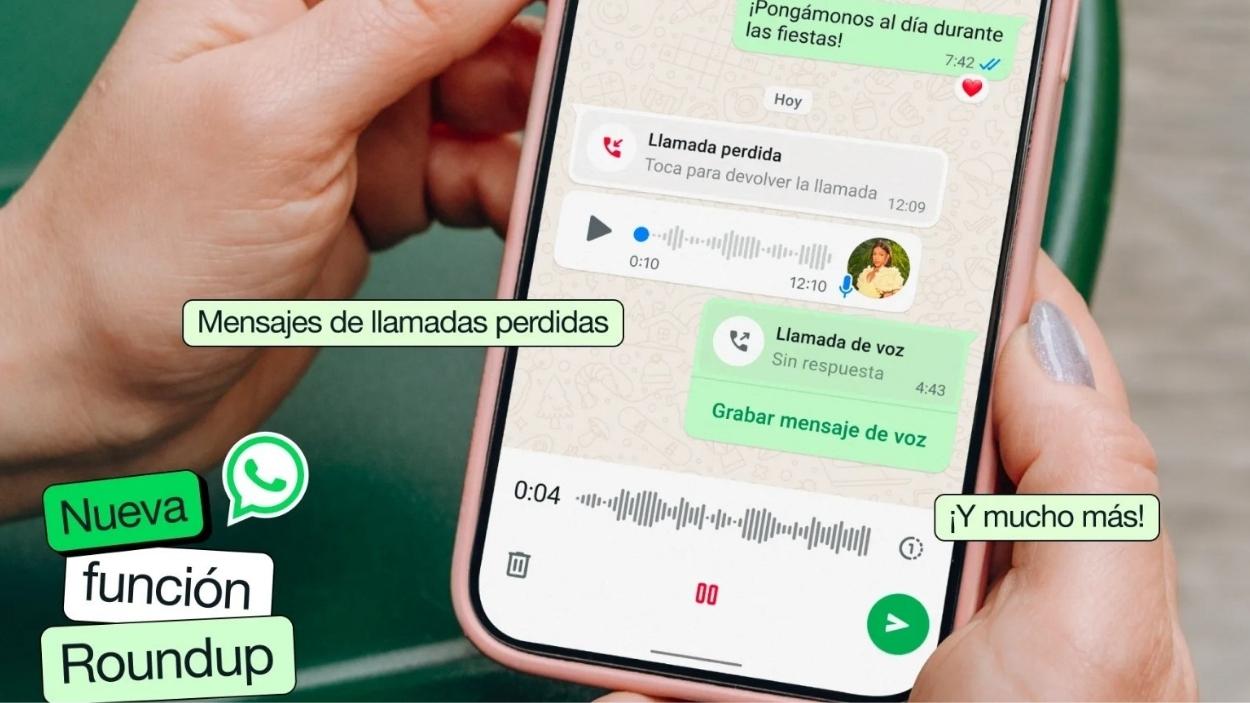 Nueva función de mensajes de llamadas perdidas en WhatsApp. EP.