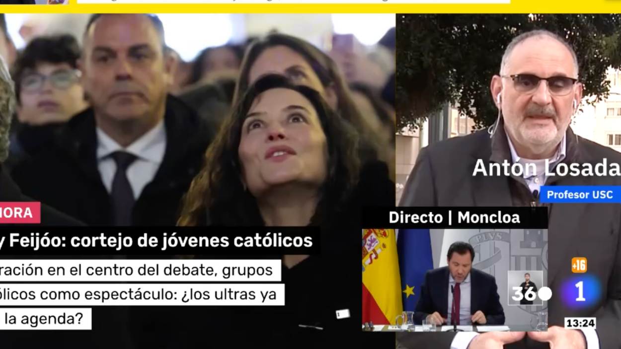 Antón Losada hablando de Ayuso y Hakuna en 'Mañaneros 360'