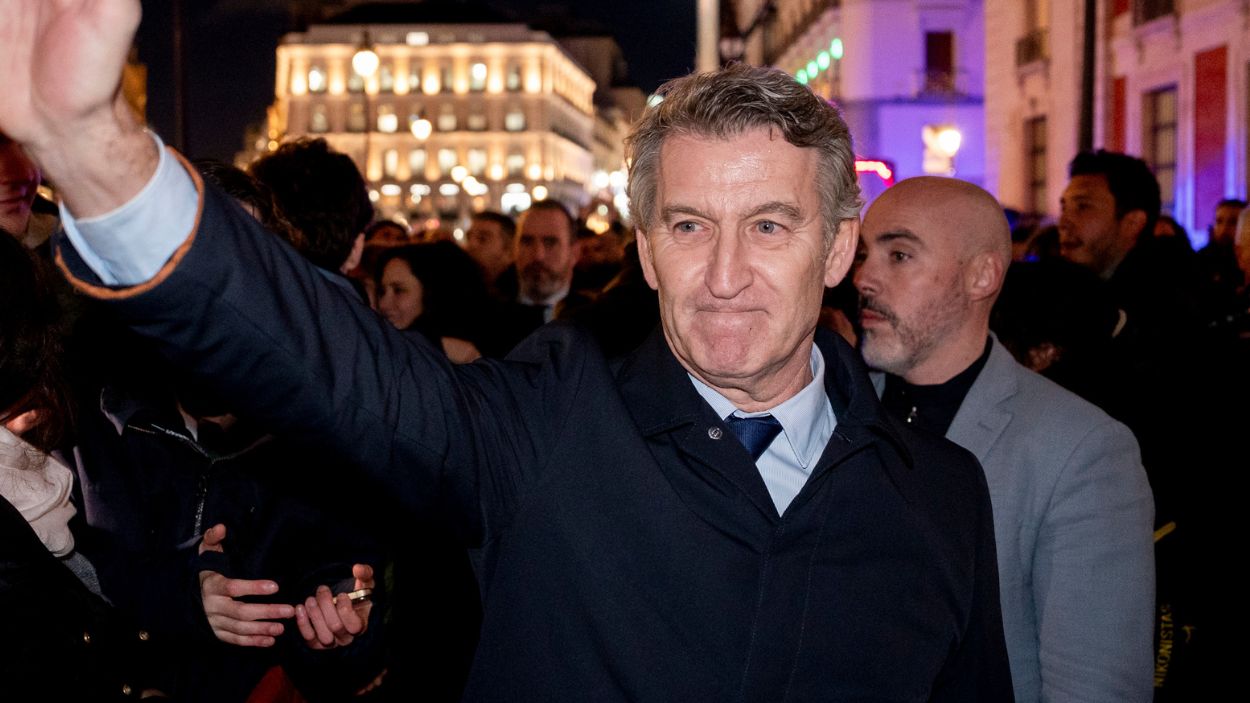 El presidente del Partido Popular, Alberto Núñez Feijóo. EP.