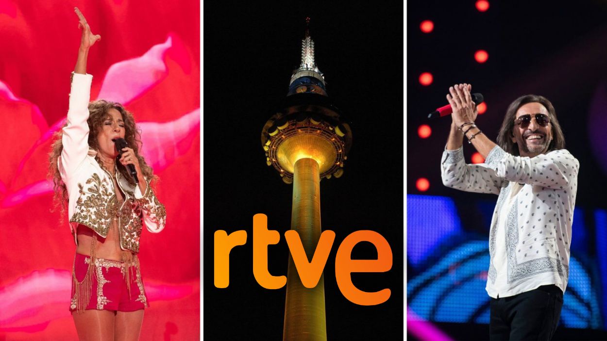 Rosario Flores y Antonio Carmona