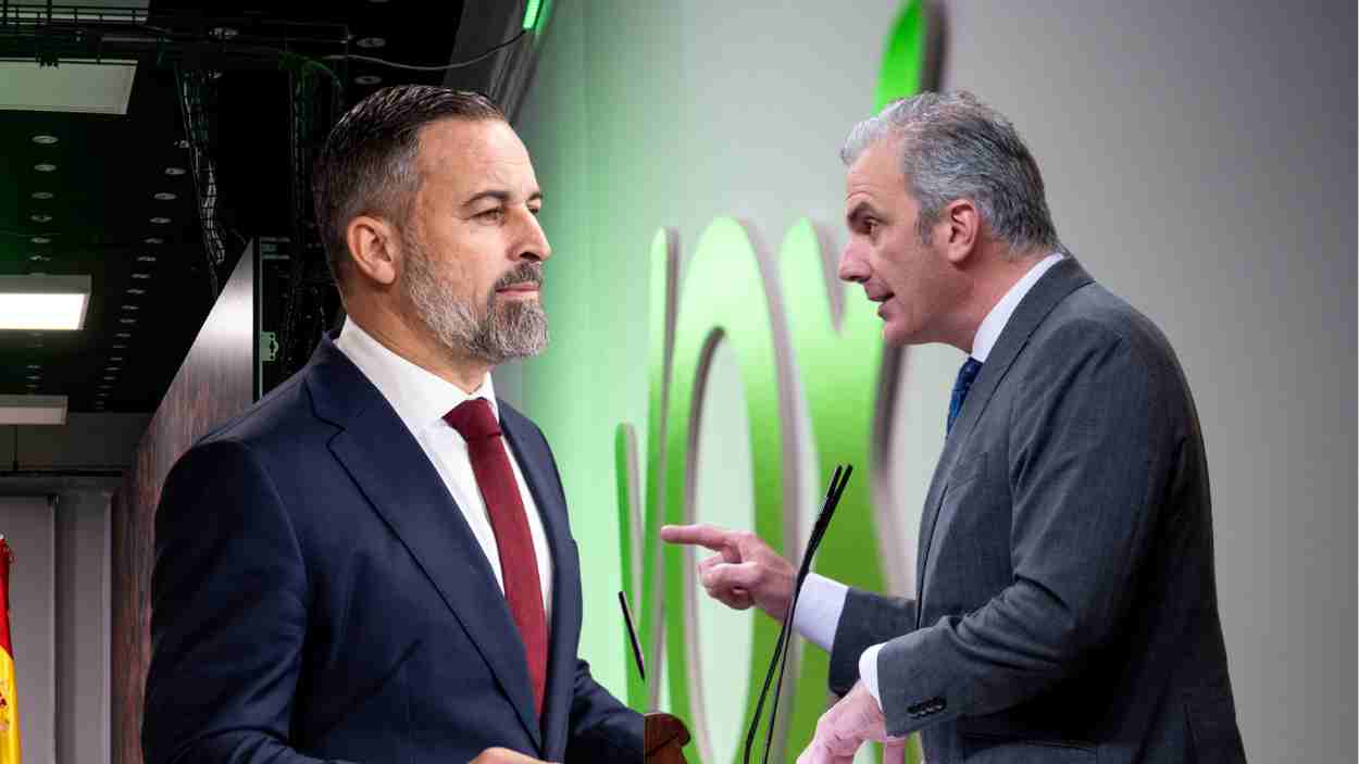 El choque entre Ortega Smith y Abascal en la cúpula de Vox