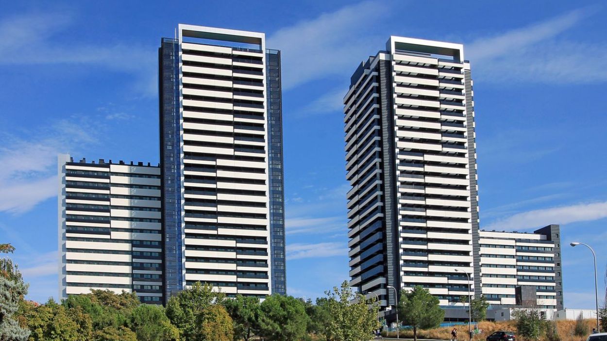 Las Torres Skyline de Madrid. Servimedia.